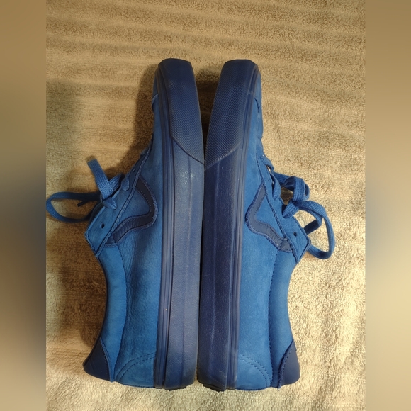 Vault by Vans Blue Suede Sport LX Sneaker Men's Size 8.5 Women's Size 10 - Picture 8 of 11